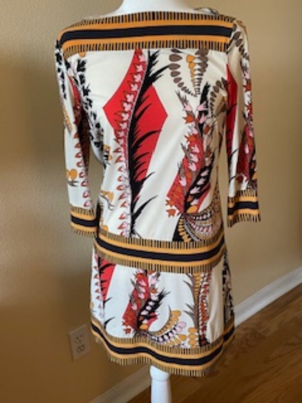 Ali Ro Women's Colorful Boatneck Dress - Size 6